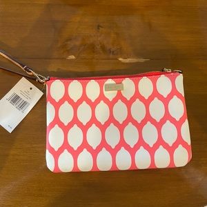 Kate Spade NWT Grant Street grainy vinyl lolly wristlet